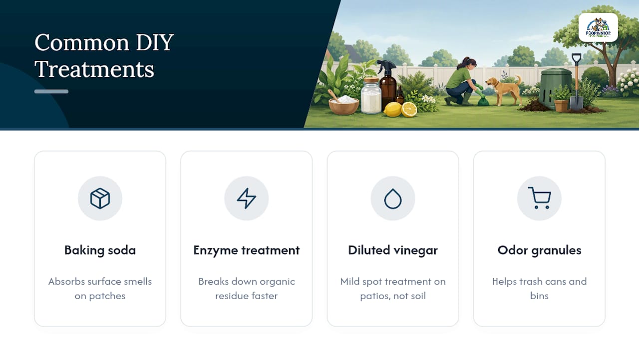 Comparison of household yard odor treatments